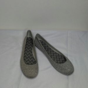 Grey Balance Man Made Flats Size 7 Good Condition